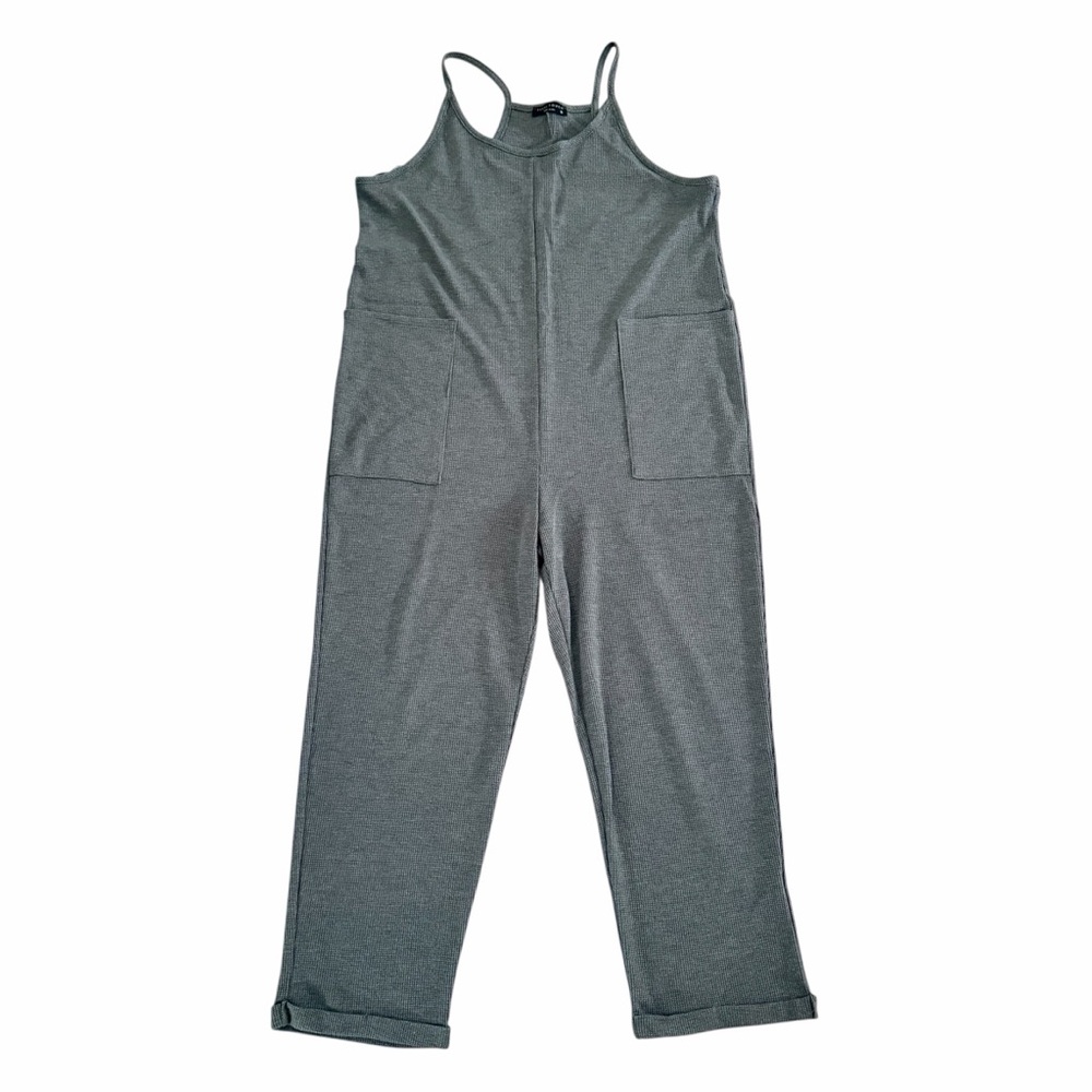 Final Touch Charcoal Jumpsuit